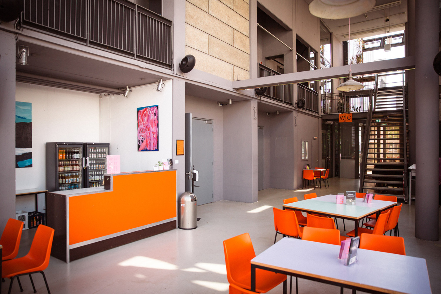 Das Foyer der Schwankhalle